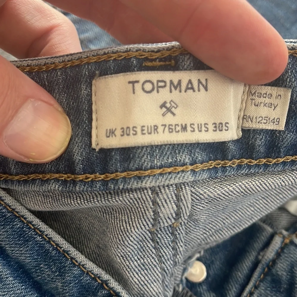 Unique! Topman distressed shorts size 30